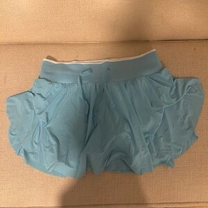 Blue Athletic Flitter Skirt with Shorts